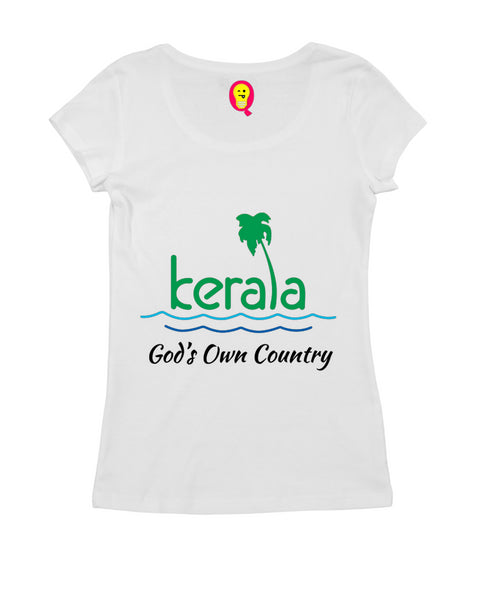 Quirkipedia God's Own Country Malayalam Kerala Womens Tshirts